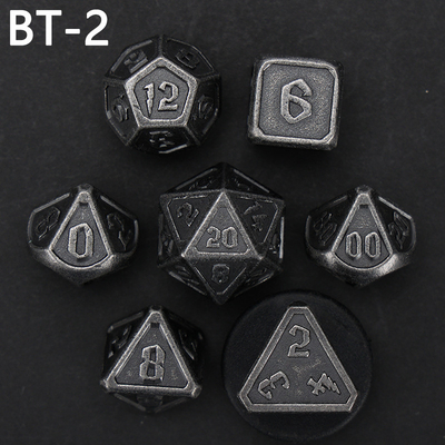 カスタム金属とプラスチックダース D20ゲーム D&amp;D多面体 DNDダースセット RPGダース