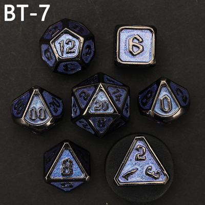 カスタム金属とプラスチックダース D20ゲーム D&amp;D多面体 DNDダースセット RPGダース