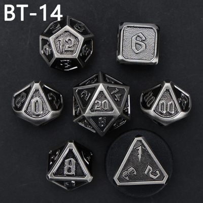 カスタム金属とプラスチックダース D20ゲーム D&amp;D多面体 DNDダースセット RPGダース