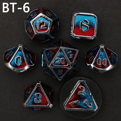 カスタム金属とプラスチックダース D20ゲーム D&amp;D多面体 DNDダースセット RPGダース