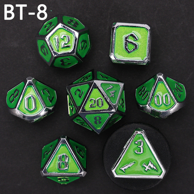 カスタム金属とプラスチックダース D20ゲーム D&amp;D多面体 DNDダースセット RPGダース