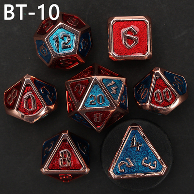 カスタム金属とプラスチックダース D20ゲーム D&amp;D多面体 DNDダースセット RPGダース