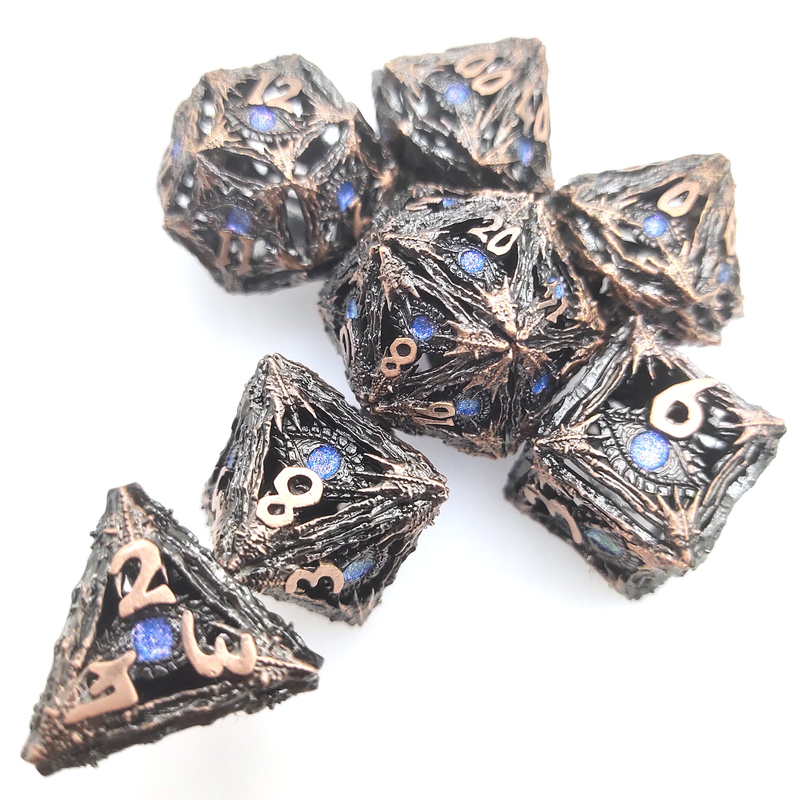 非毒性のユニークなシャープエッジ樹脂研磨サベージワールドミニ RPG サイコロ