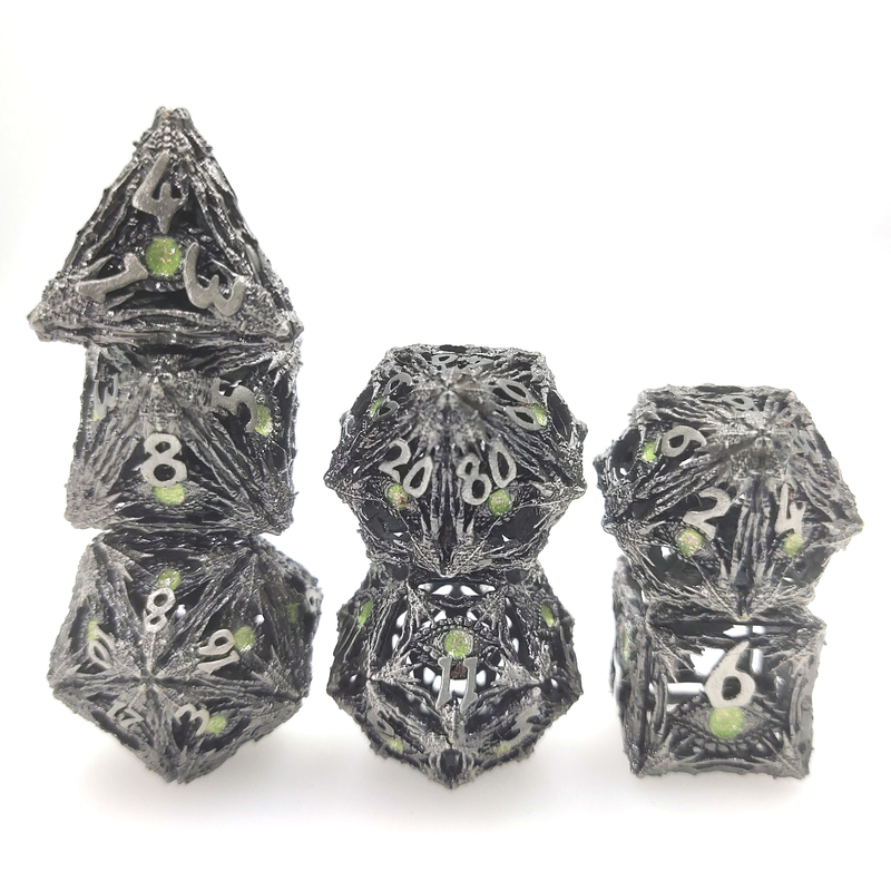 サイコロ耐摩耗性エッジ樹脂ポータブルシャドウランダンジョンズアンドドラゴンズ RPG