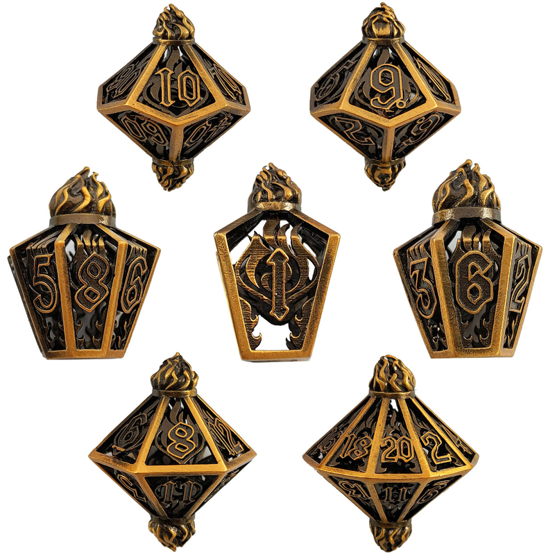 バードケージ ホロウ マルチフェイス メタル Dice Of Bade Gate Dungeon And DND#RPG