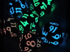 豪華な金属のダイスはPolyhedralダイス軽量の鋭角Dccのダイスを置いた