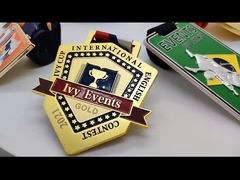 マラソンメタルメダルは,無料デザインのためにカスタマイズすることができます